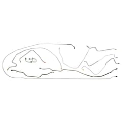 (1971) Brake Line Set - 2wd-Long-Leaf-Manual